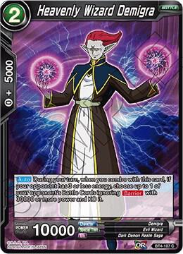 Heavenly Wizard Demigra BT4-107 card from Colossal Warfare