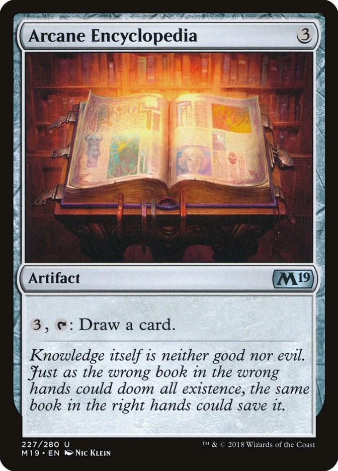 Arcane Encyclopedia 227 card from Core Set 2019