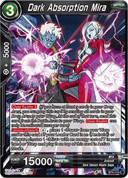 Dark Absorption Mira BT4-110 card from Colossal Warfare