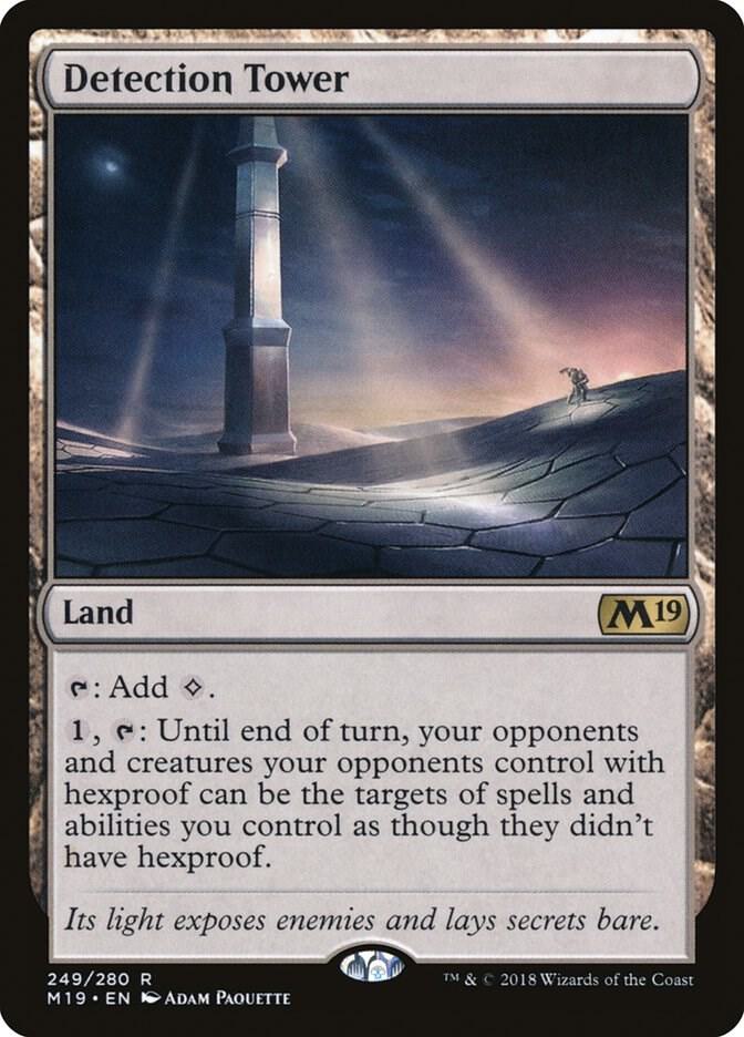 Detection Tower 249 card from Core Set 2019