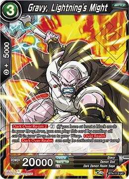 Gravy, Lightning's Might BT4-113 card from Colossal Warfare