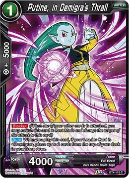 Putine, in Demigra's Thrall BT4-116 card from Colossal Warfare