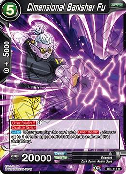 Dimensional Banisher Fu BT4-118 card from Colossal Warfare