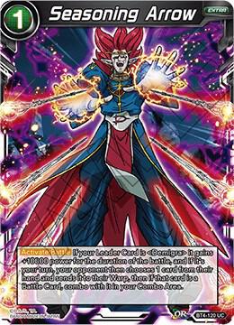 Seasoning Arrow BT4-120 card from Colossal Warfare