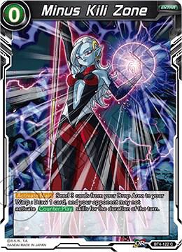 Minus Kili Zone BT4-122 card from Colossal Warfare