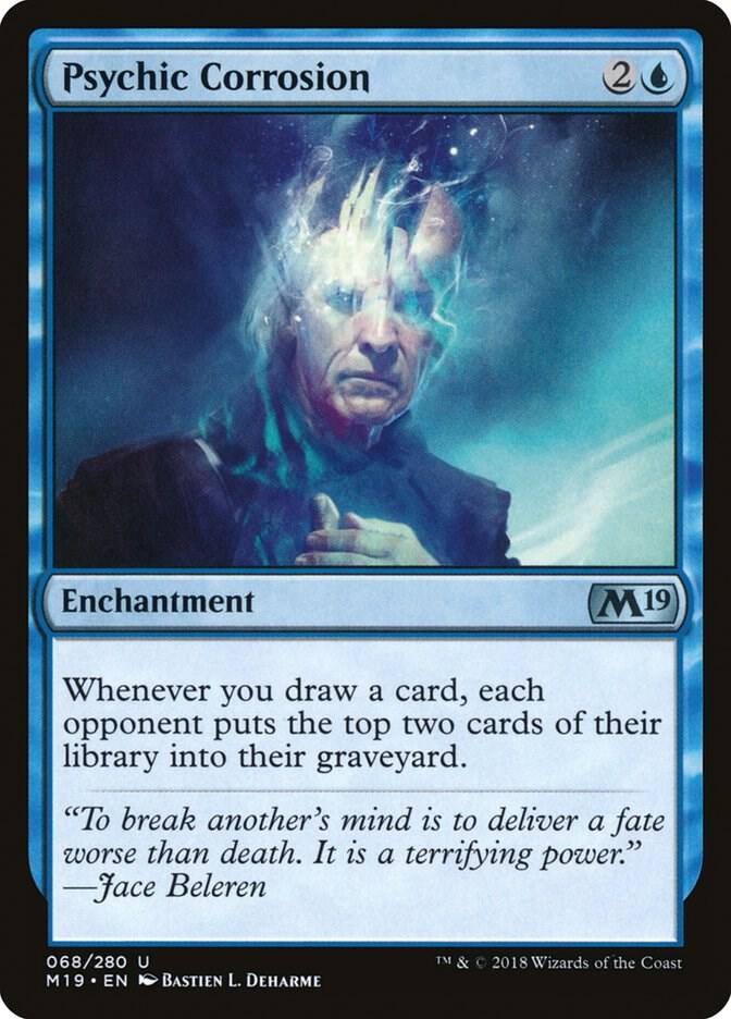 Psychic Corrosion 68 card from Core Set 2019