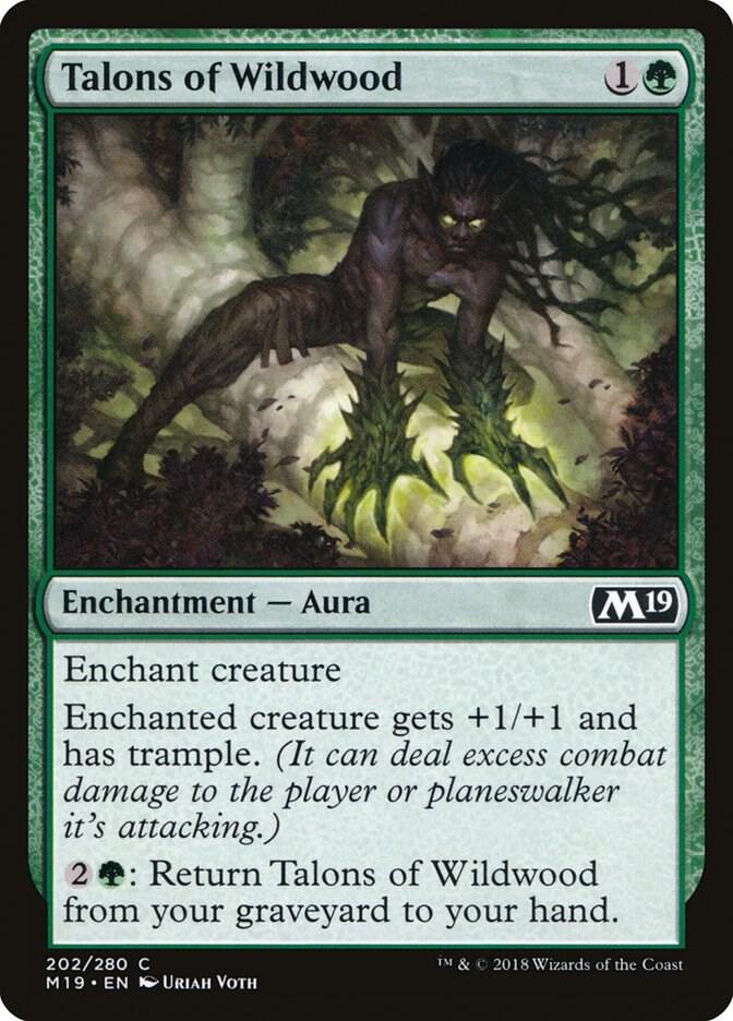 Talons of Wildwood 202 card from Core Set 2019