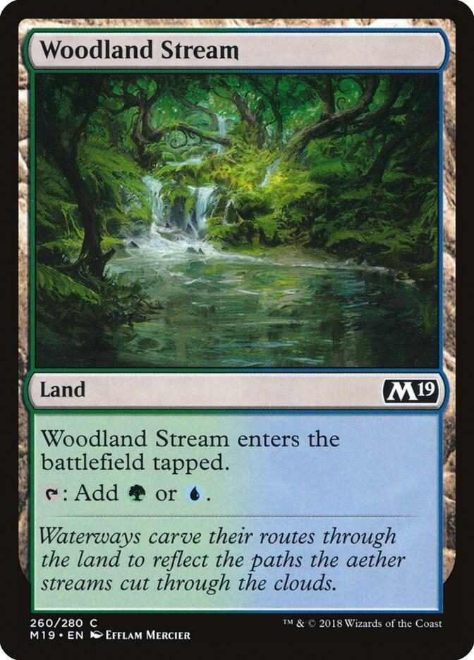 Woodland Stream 260 card from Core Set 2019