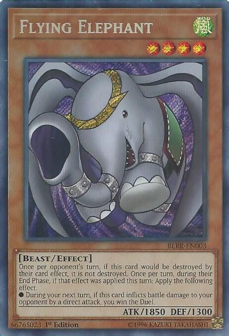 Flying Elephant BLRR-EN003 card from Battles of Legend: Relentless Revenge