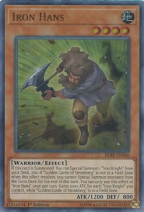 Iron Hans BLRR-EN006 card from Battles of Legend: Relentless Revenge