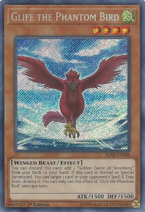 Glife the Phantom Bird BLRR-EN008 card from Battles of Legend: Relentless Revenge