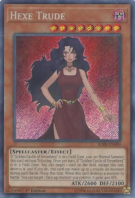 Hexe Trude BLRR-EN009 card from Battles of Legend: Relentless Revenge