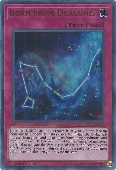 Born from Draconis BLRR-EN017 card from Battles of Legend: Relentless Revenge