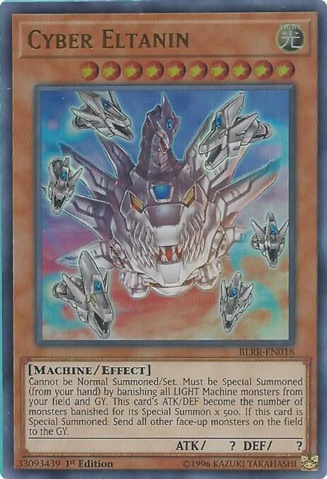 Cyber Eltanin BLRR-EN018 card from Battles of Legend: Relentless Revenge
