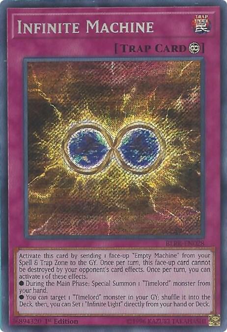 Infinite Machine BLRR-EN028 card from Battles of Legend: Relentless Revenge