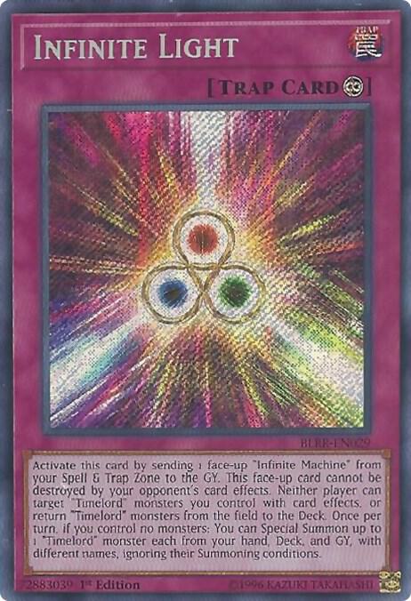 Infinite Light BLRR-EN029 card from Battles of Legend: Relentless Revenge