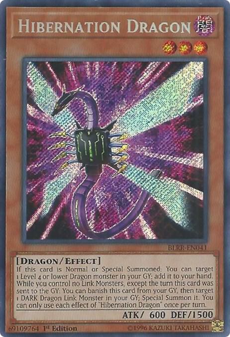 Hibernation Dragon BLRR-EN041 card from Battles of Legend: Relentless Revenge