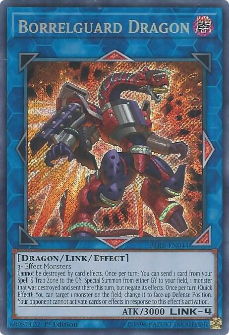 Borrelguard Dragon BLRR-EN044 card from Battles of Legend: Relentless Revenge