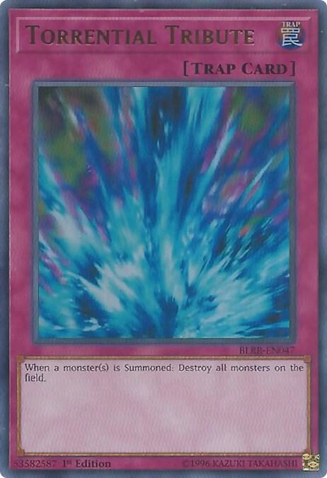Torrential Tribute BLRR-EN047 card from Battles of Legend: Relentless Revenge