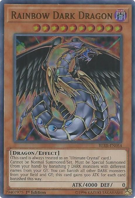 Rainbow Dark Dragon BLRR-EN054 card from Battles of Legend: Relentless Revenge