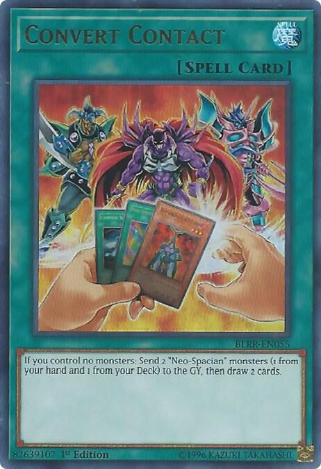 Convert Contact BLRR-EN055 card from Battles of Legend: Relentless Revenge