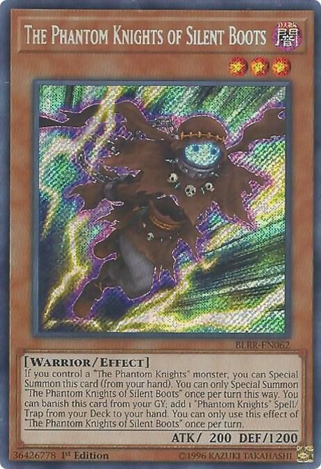 The Phantom Knights of Silent Boots BLRR-EN062 card from Battles of Legend: Relentless Revenge