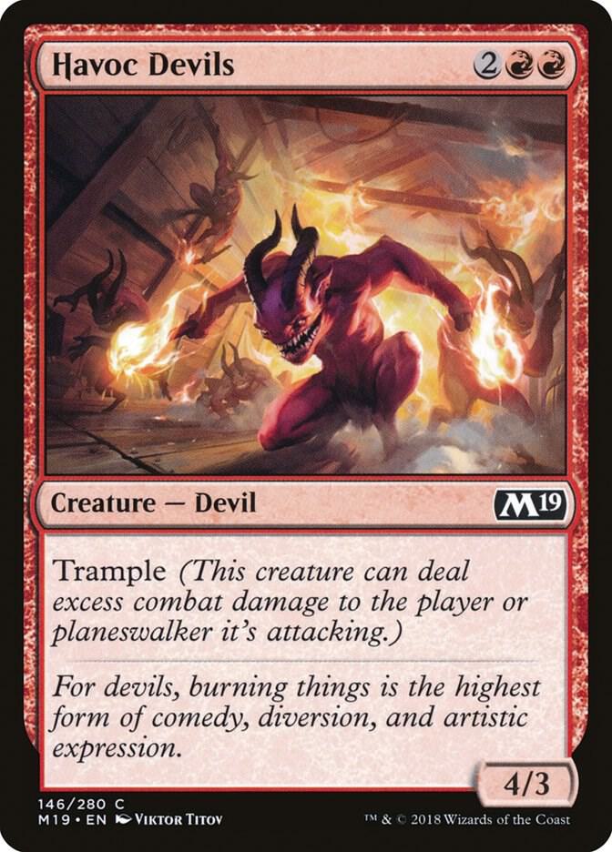Havoc Devils 146 card from Core Set 2019