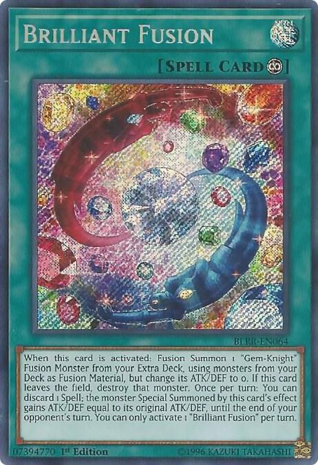 Brilliant Fusion BLRR-EN064 card from Battles of Legend: Relentless Revenge