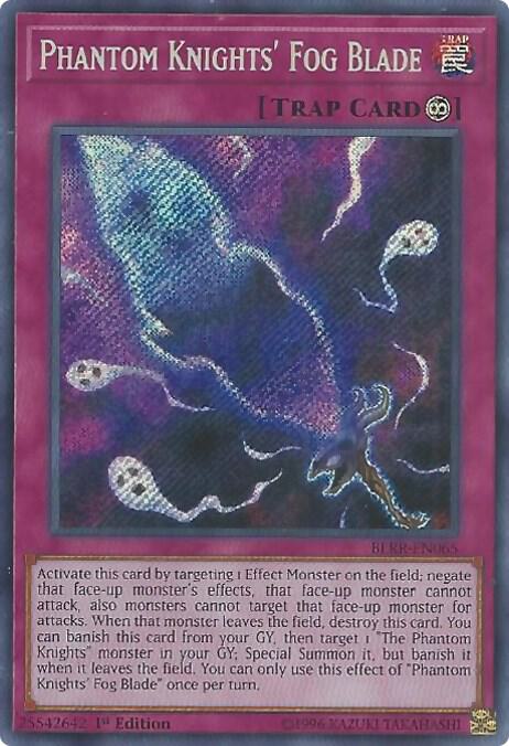 Phantom Knights' Fog Blade BLRR-EN065 card from Battles of Legend: Relentless Revenge