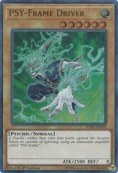 PSY-Frame Driver BLRR-EN068 card from Battles of Legend: Relentless Revenge