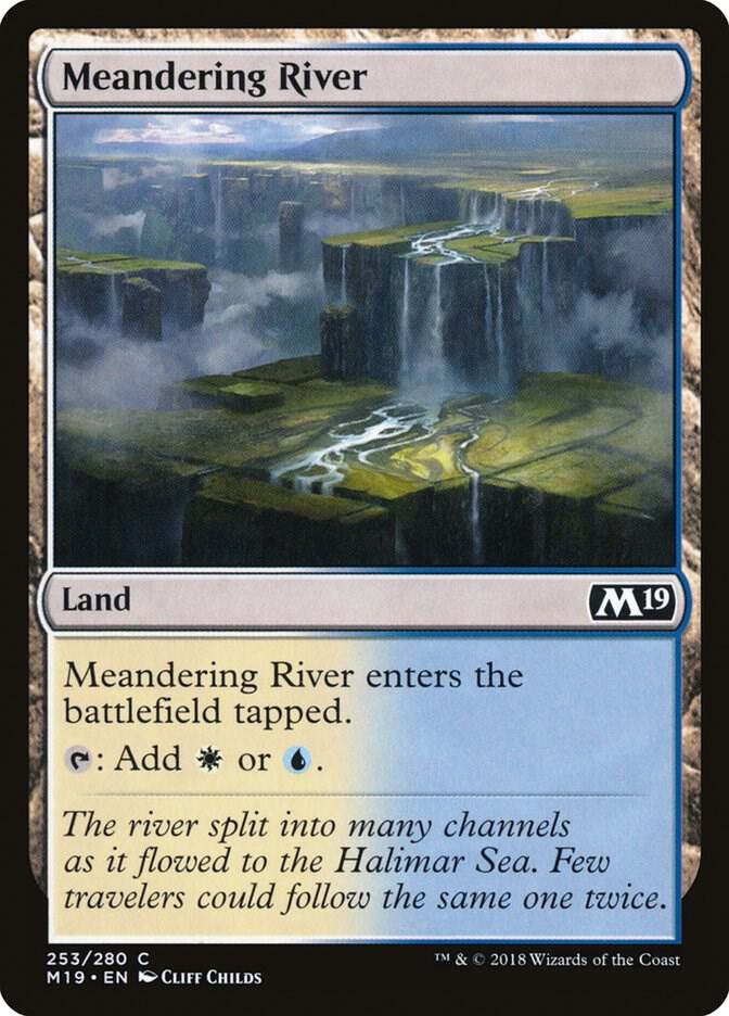Meandering River 253 card from Core Set 2019