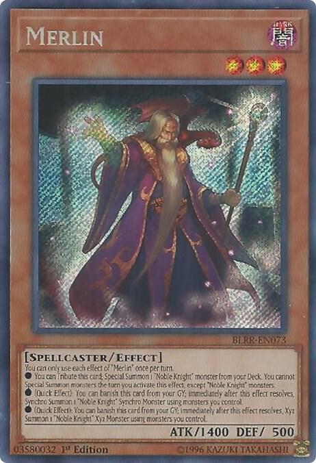 Merlin BLRR-EN073 card from Battles of Legend: Relentless Revenge