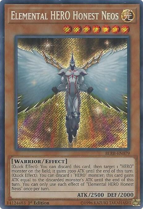 Elemental HERO Honest Neos BLRR-EN079 card from Battles of Legend: Relentless Revenge