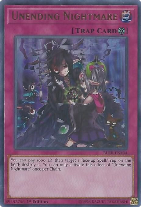 Unending Nightmare BLRR-EN104 card from Battles of Legend: Relentless Revenge