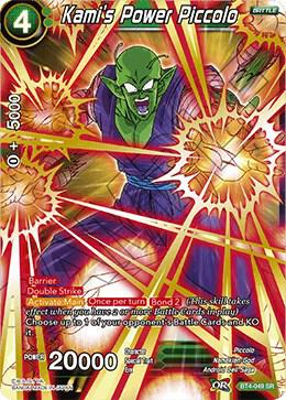 Kami's Power Piccolo BT4-049 card from Colossal Warfare