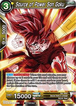 Source of Power Son Goku P-053 card from Promotion Cards