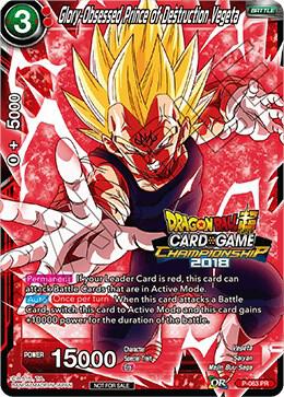 Glory-Obsessed Prince of Destruction Vegeta P-063 card from Tournament Promotion Cards