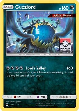 Guzzlord - 80/131 (Pokemon League) 080/131 card from League & Championship Cards