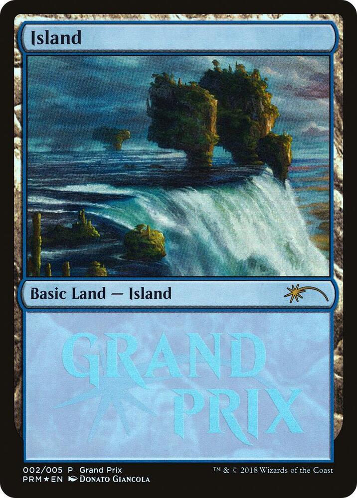 Island 2 card from Grand Prix Promos
