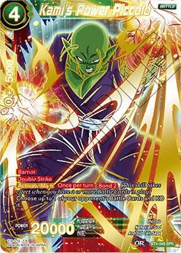 Kami's Power Piccolo (SPR) BT4-049 card from Colossal Warfare