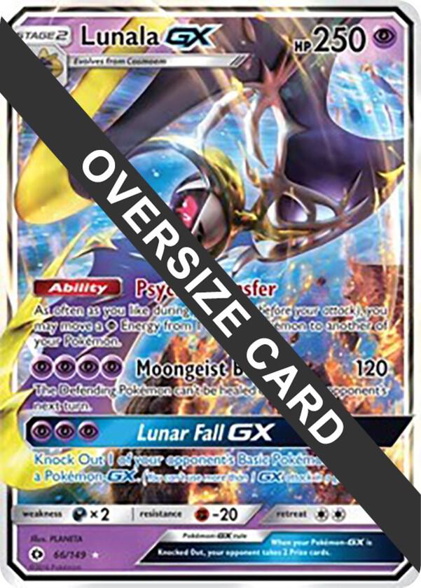 Lunala GX - 66/149 066/149 card from Jumbo Cards