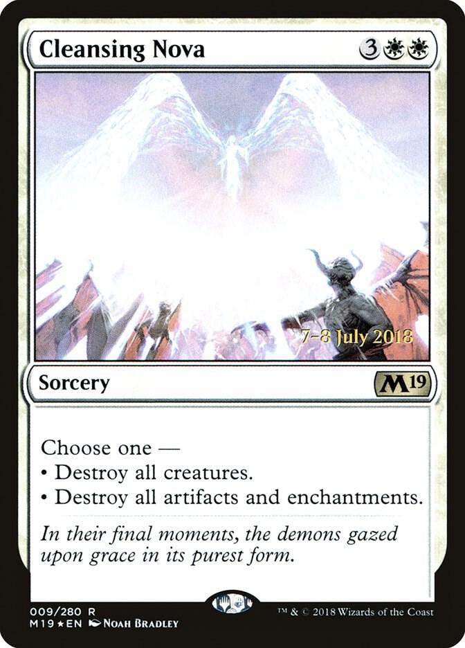 Cleansing Nova 9 card from Prerelease Cards
