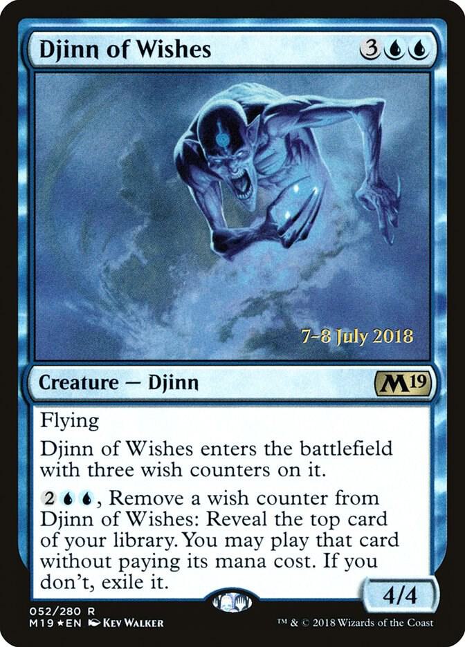 Djinn of Wishes 52 card from Prerelease Cards