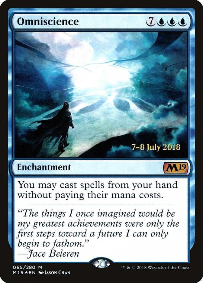 Omniscience 65 card from Prerelease Cards