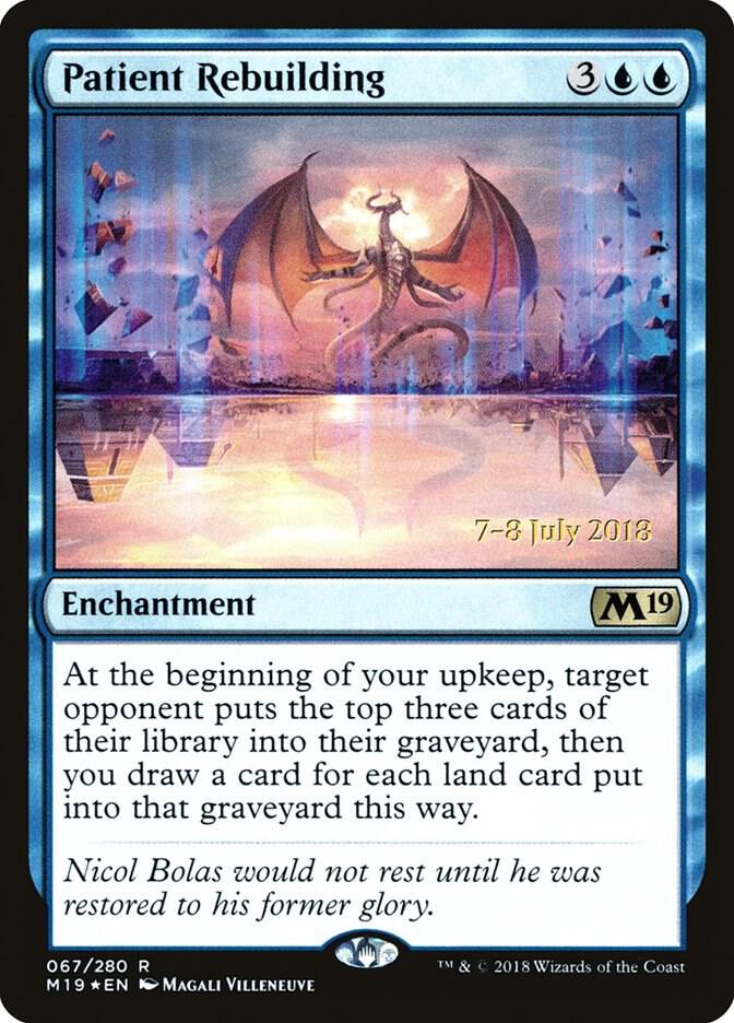 Patient Rebuilding 67 card from Prerelease Cards