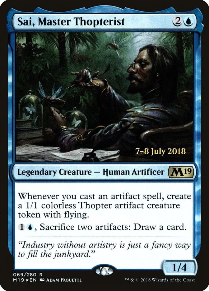 Sai, Master Thopterist 69 card from Prerelease Cards