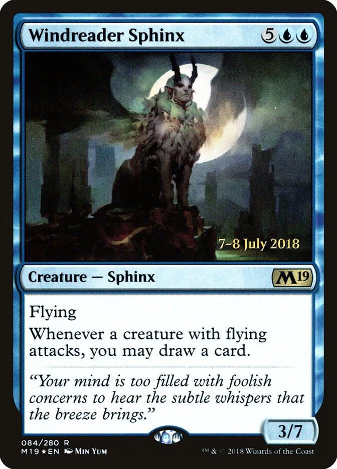 Windreader Sphinx 84 card from Prerelease Cards