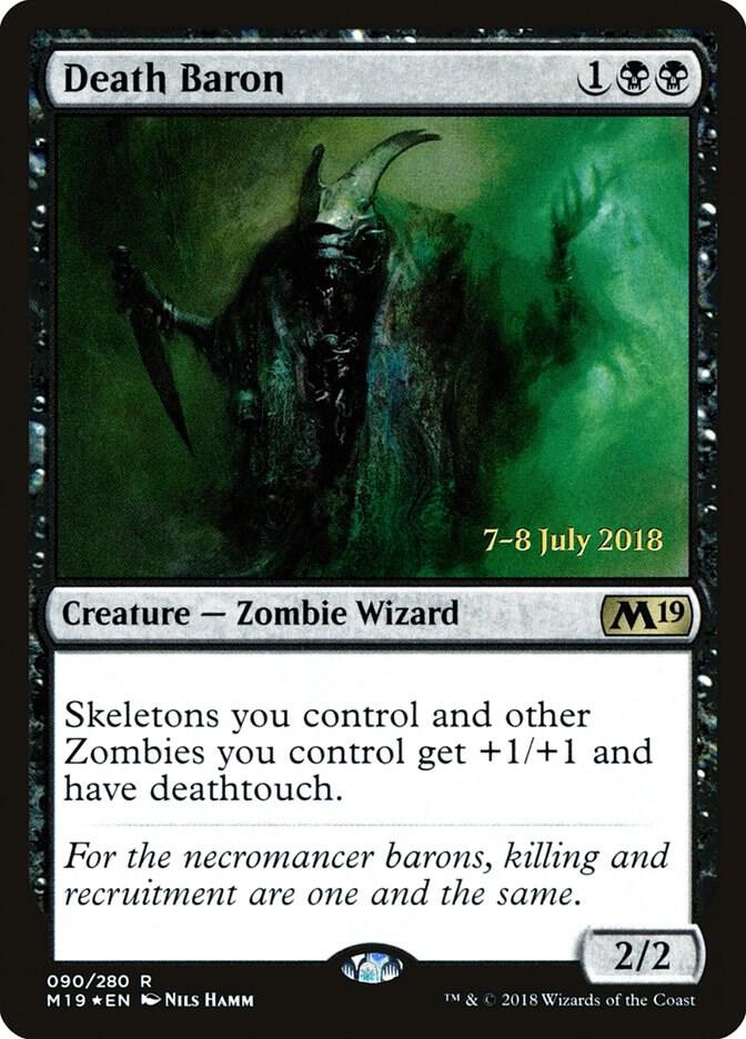 Death Baron 90 card from Prerelease Cards