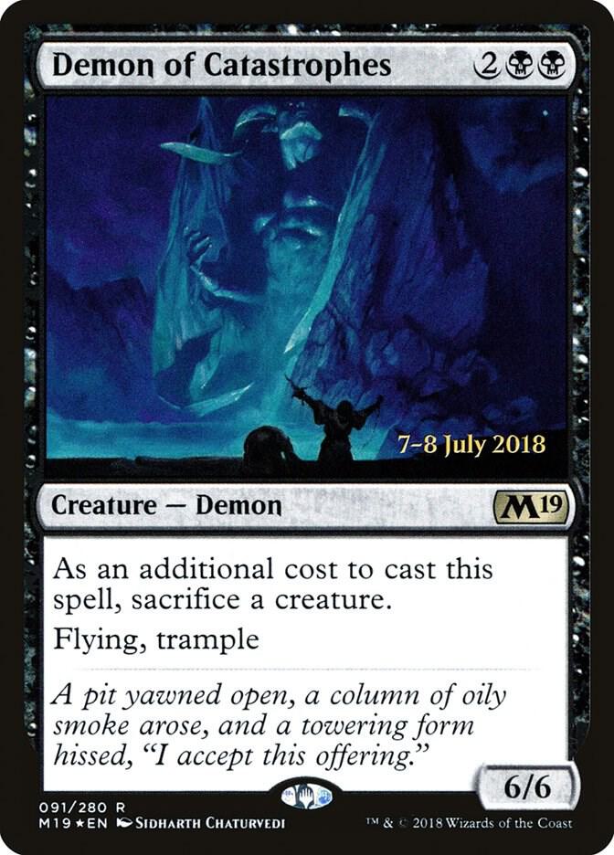 Demon of Catastrophes 91 card from Prerelease Cards