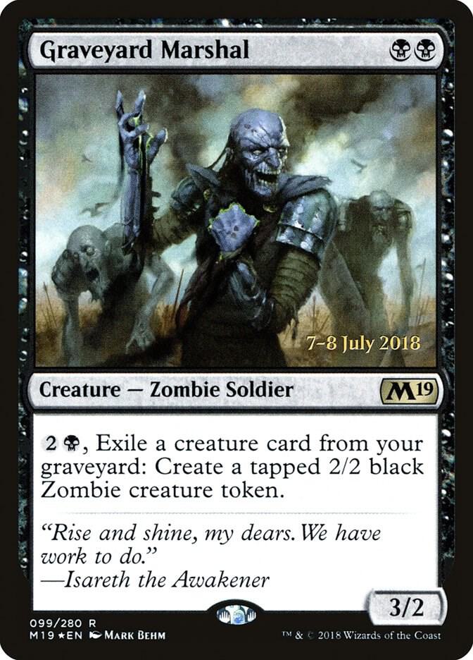 Graveyard Marshal 99 card from Prerelease Cards